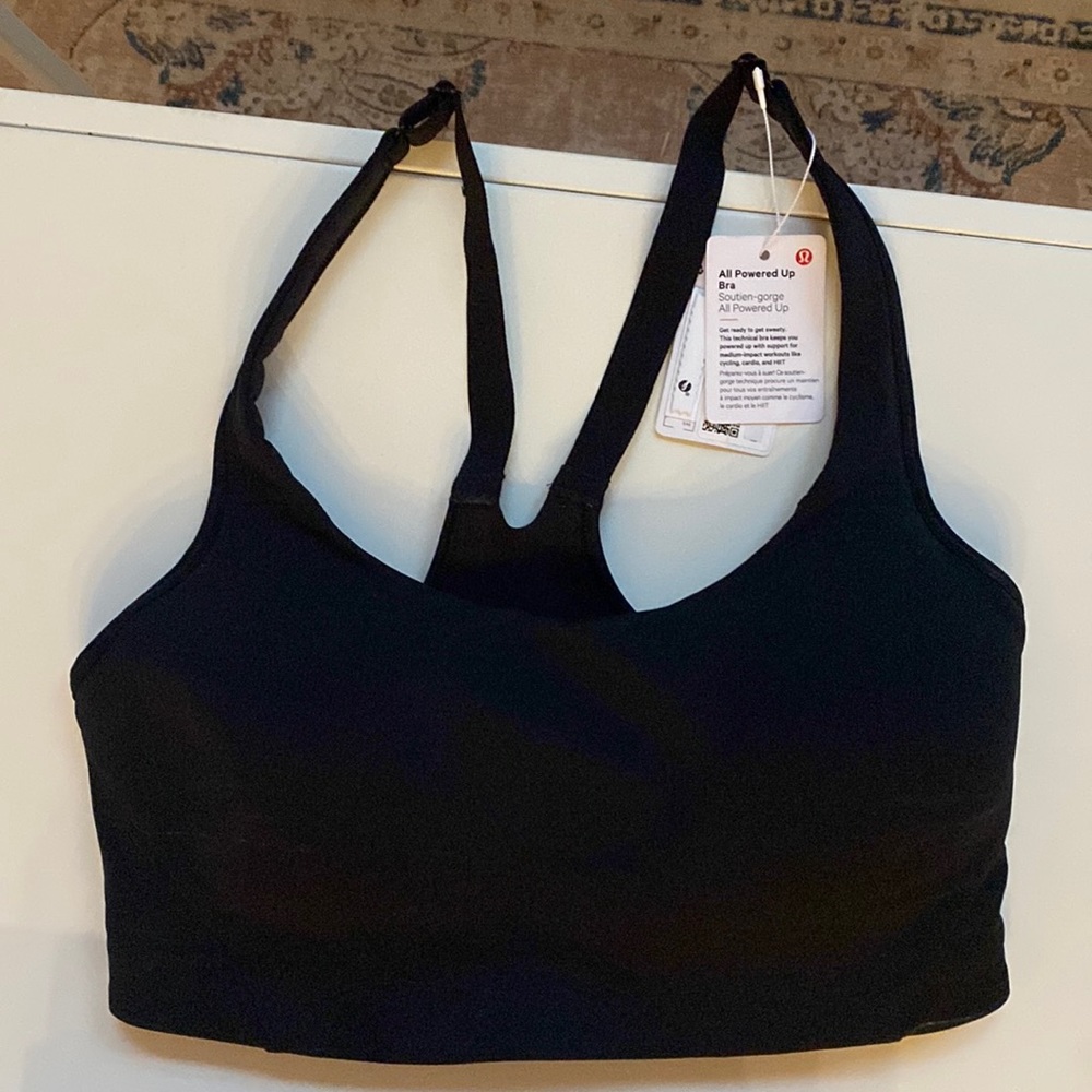 Lululemon All powered up bra NWT